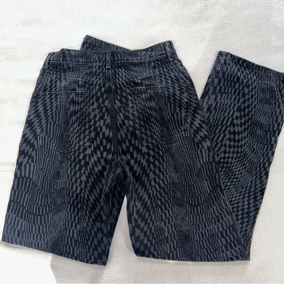 Topshop - black patterned jeans - Picture 4 of 4